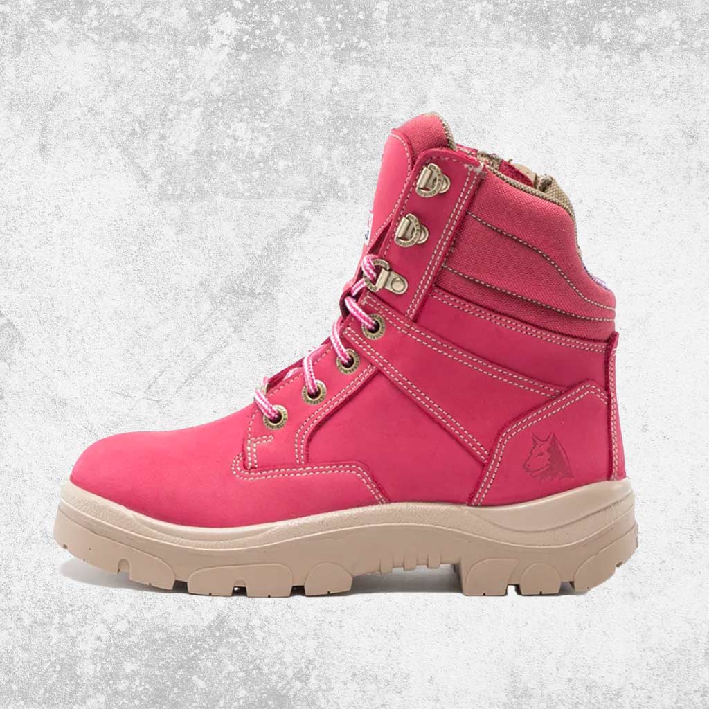 Steel blue outlet pink ladies boots